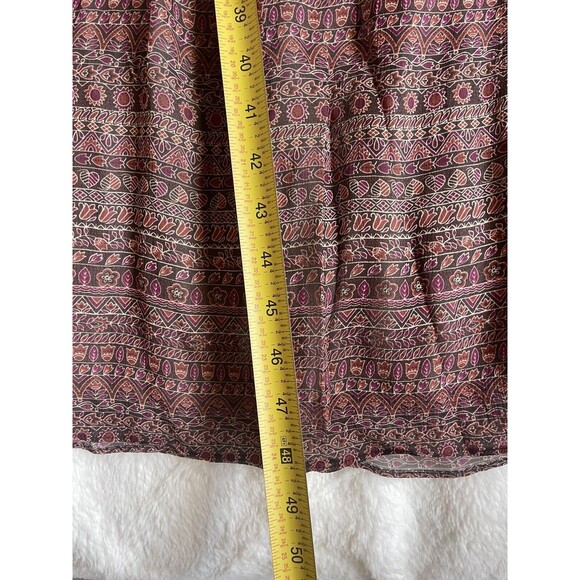 Joie Midi Dress $448 Alquina Silk in Anise Flower Multi Blouson Sleeves 0X NWT - Picture 5 of 11